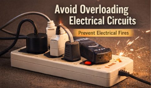Home Electrical Safety avoid overloading electrical circuits