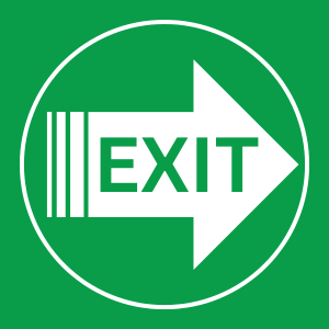 Evacuation instructions